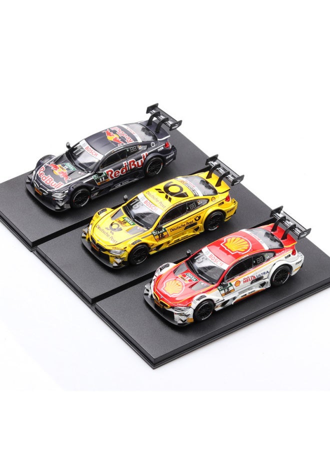 (Boxed) M4 Racing Model Simulation Alloy Car Model 1:43 Car Ornaments Collection Decoration Gifts-Color:BMW 16 Racing Car
