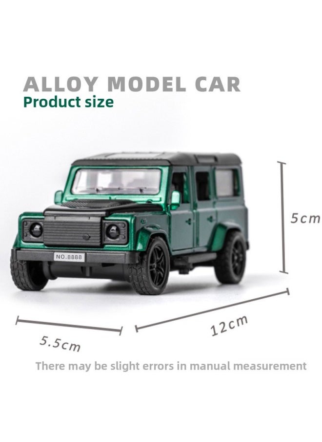 [Boxed] Children's Alloy Car Model Off-road Car Boy Toy Car Cake Decoration Wholesale-Color:Black Gold [four Doors]