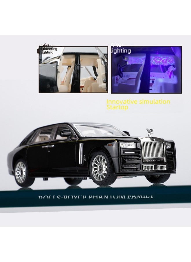 Simulation 1: 24 Rolls & Royce Phantom Maisharui Alloy Car Model Car Model Children's Toy Car Star Top-Color:Car To Maybach S600 Red