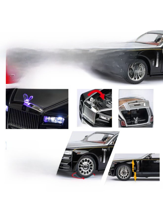 Simulation 1: 24 Rolls & Royce Phantom Maisharui Alloy Car Model Car Model Children's Toy Car Star Top-Color:Car To Maybach S600 Red