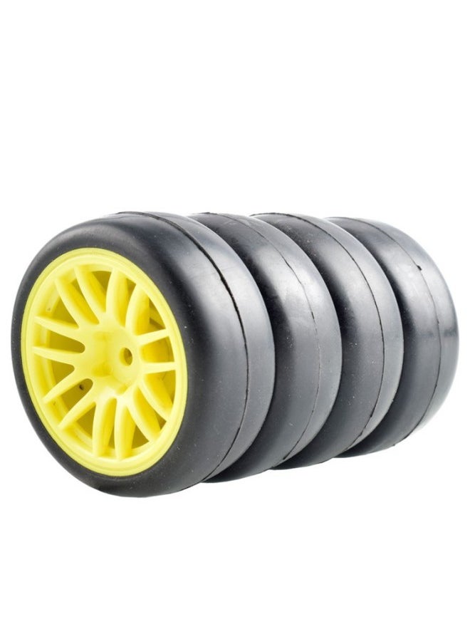 1:10 Racing Tire 94123 Tamiya TT01/TT02 RV D4D3 Flat Running Tire FW06 Bald Flat Running Tire-Color:Can Match A Wheel Hub, Note The Color And Style
