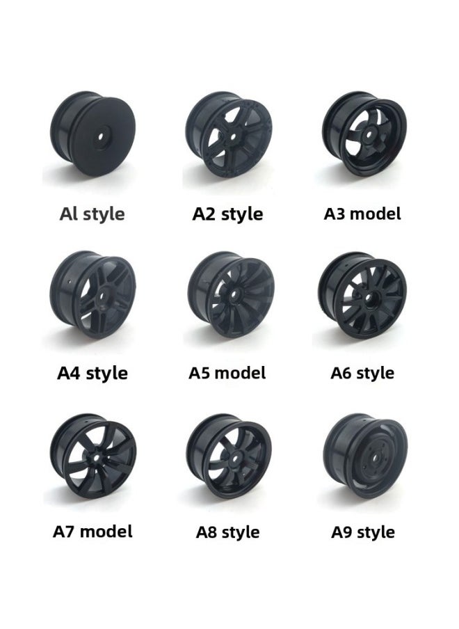 1:10 Racing Tire 94123 Tamiya TT01/TT02 RV D4D3 Flat Running Tire FW06 Bald Flat Running Tire-Color:Can Match A Wheel Hub, Note The Color And Style