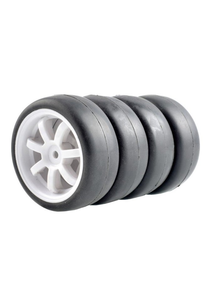 1:10 Racing Tire 94123 Tamiya TT01/TT02 RV D4D3 Flat Running Tire FW06 Bald Flat Running Tire-Color:Can Match A Wheel Hub, Note The Color And Style