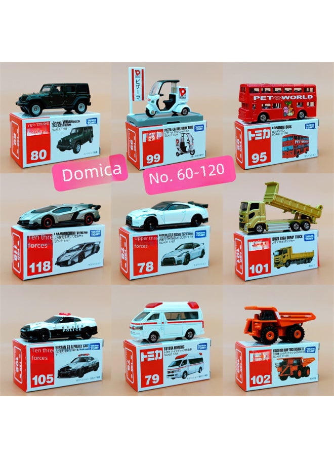 Genuine Multi-card Alloy Car Simulation Nissan Model Ornaments Car Boy Toy Car Collection Gift Car Model-Color:No. 101-Isuzu Transport Dump Truck-Green
