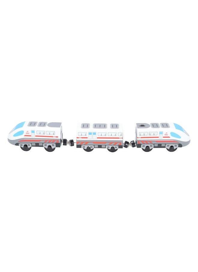 Electric Train Set Educational Adsorption Connection Battery Operated Track Toy for Kids Boys Girls Type 1