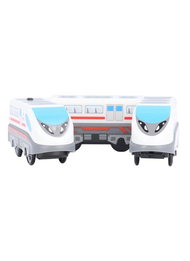 Electric Train Set Educational Adsorption Connection Battery Operated Track Toy for Kids Boys Girls Type 1