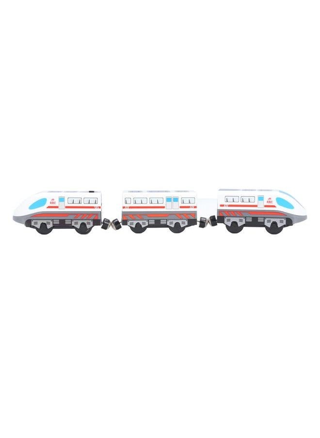 Electric Train Set Educational Adsorption Connection Battery Operated Track Toy for Kids Boys Girls Type 1
