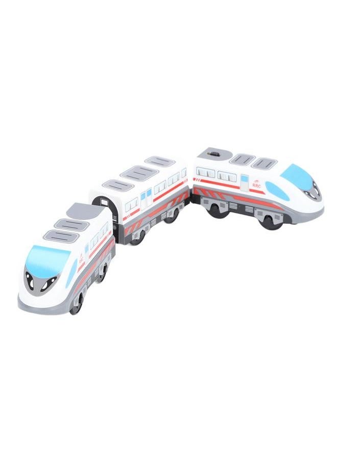 Electric Train Set Educational Adsorption Connection Battery Operated Track Toy for Kids Boys Girls Type 1