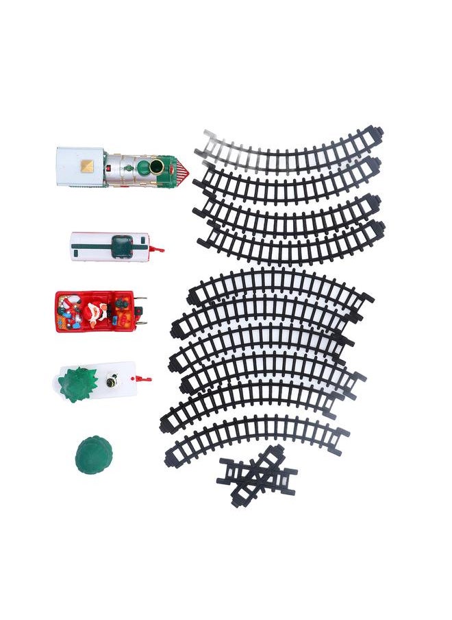 Electric Train Track Toy Christmas Theme Exquisite Workmanship Safe Educational Car Toys for Children Home