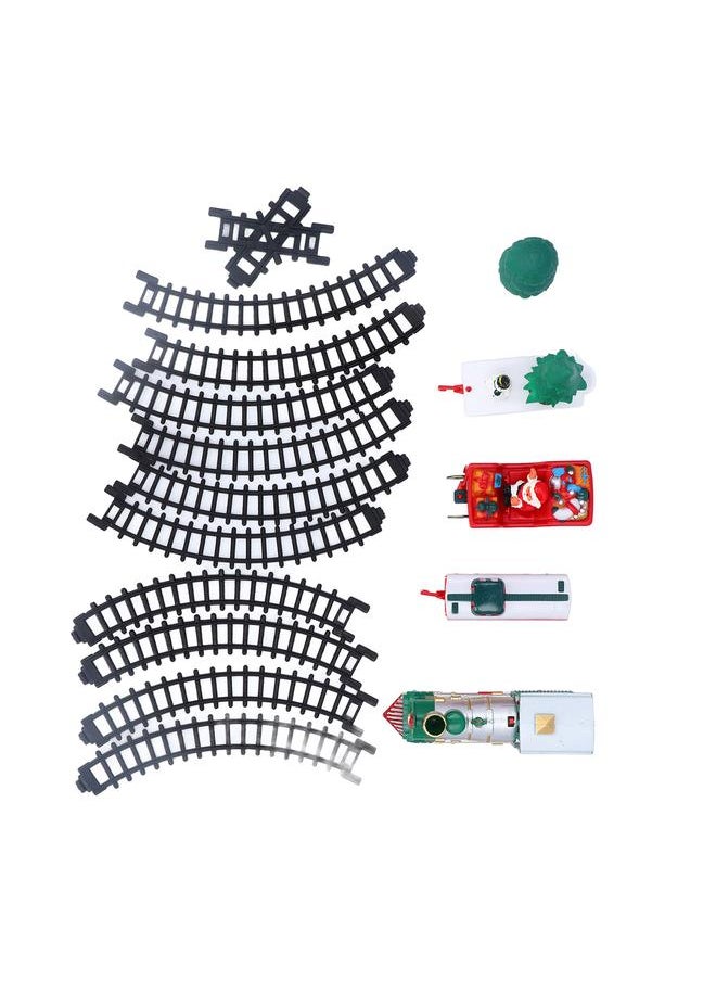 Electric Train Track Toy Christmas Theme Exquisite Workmanship Safe Educational Car Toys for Children Home