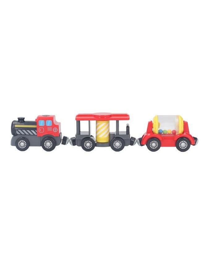 Battery Operated Locomotive Train Magnetic Connection Toy Interactive Sound Electric for Kids Type 2