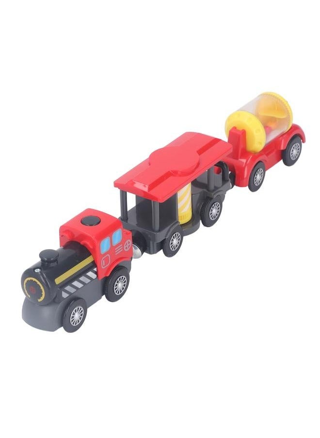 Battery Operated Locomotive Train Magnetic Connection Toy Interactive Sound Electric for Kids Type 2