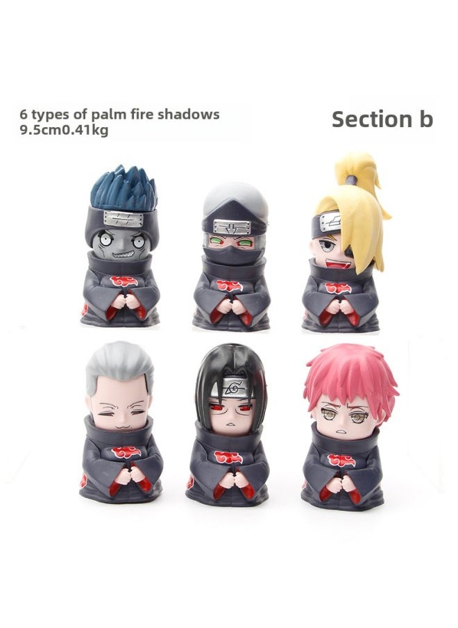 Huo Ying Xiao Organization 6 Palm Yuzhibo Skunk Heavenly Dao Payne Jujiao All Oshimaru Sitting Posture Hand-held-Color:6 Palm Fire Shadow B
