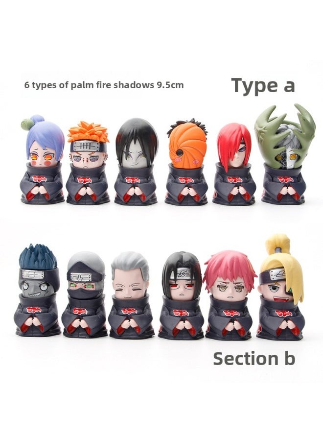 Huo Ying Xiao Organization 6 Palm Yuzhibo Skunk Heavenly Dao Payne Jujiao All Oshimaru Sitting Posture Hand-held-Color:6 Palm Fire Shadow B