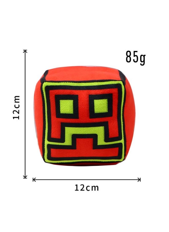 Geometry Dash Plush Toy - Geometry Dash Game Cuddle Pillow