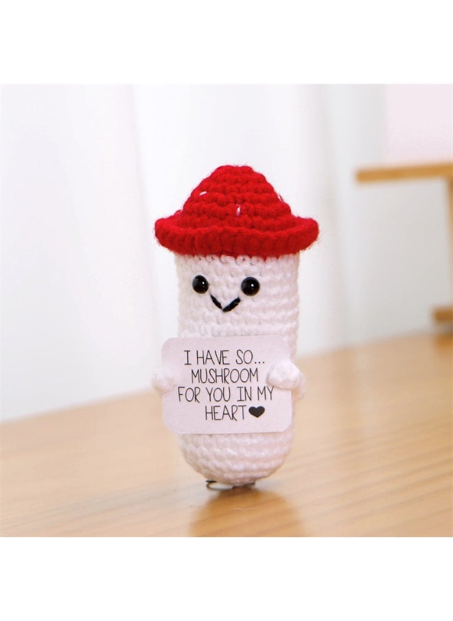 Quirky Expression Potato Plush Toy - Positive Energy Knitted Decor