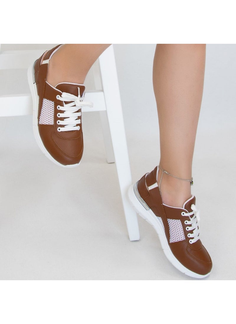 Brown Mesh Orthopedic Sports Sandals