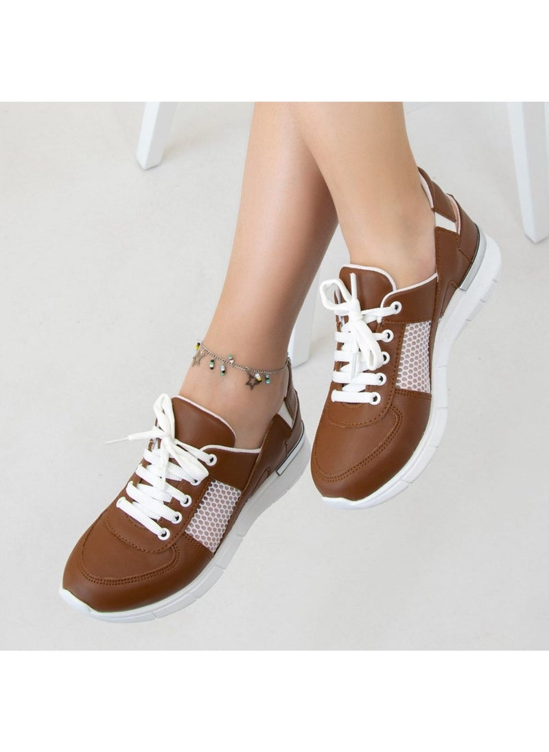 Brown Mesh Orthopedic Sports Sandals