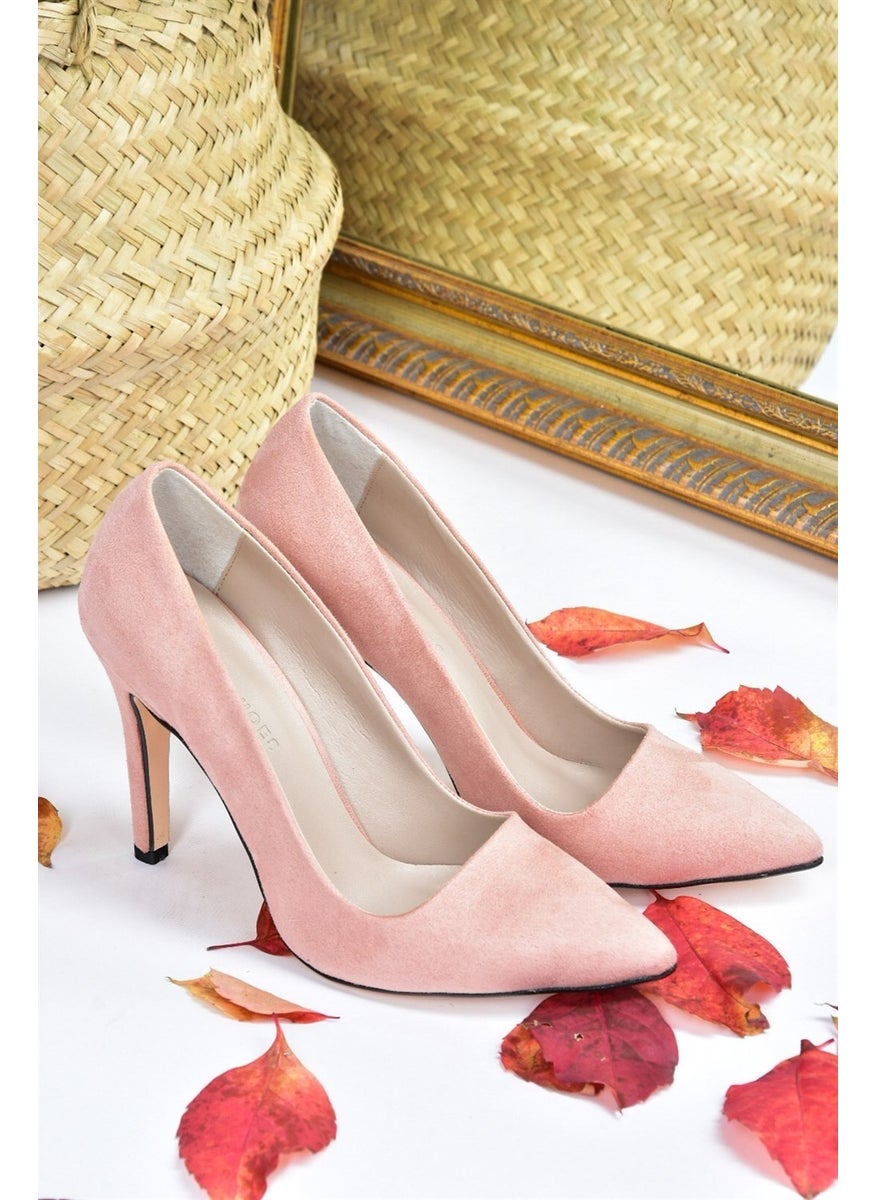 Powder Suede Women's Thin Heeled Stiletto L253971502