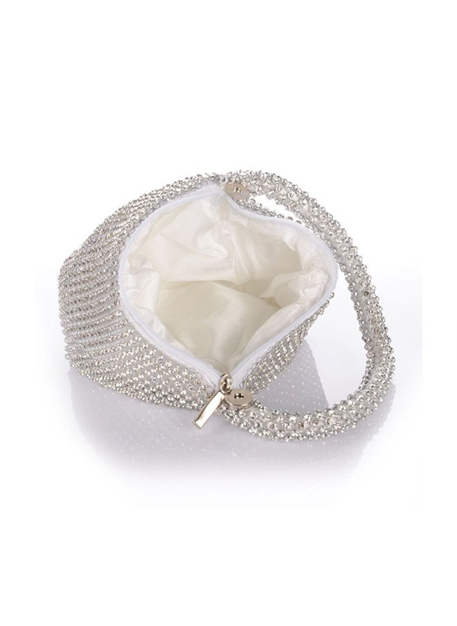 Fashion Prom Cocktail Party Clutch White