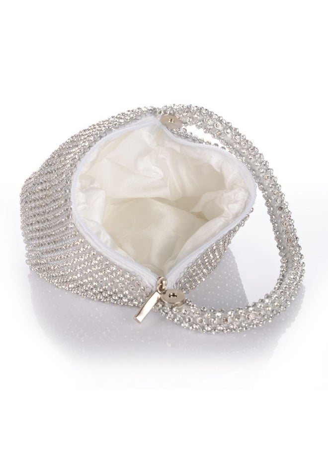 Fashion Prom Cocktail Party Clutch White