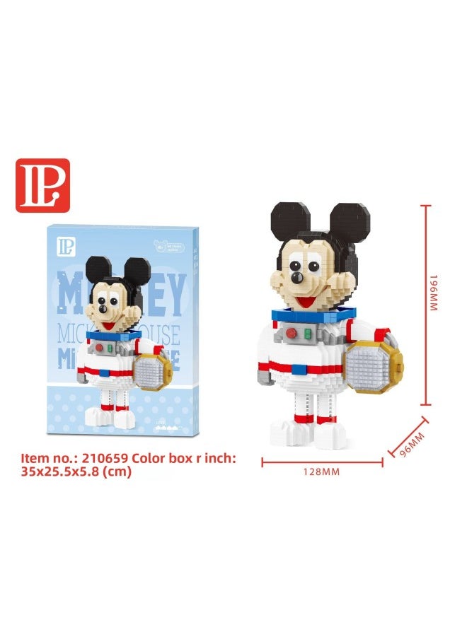 LP Toy Building Blocks Cartoon Animation Model Creative Toys Assembled DIY Toys 200503~200561 Wholesale-Color:LP-210659 Qiqi Aerospace