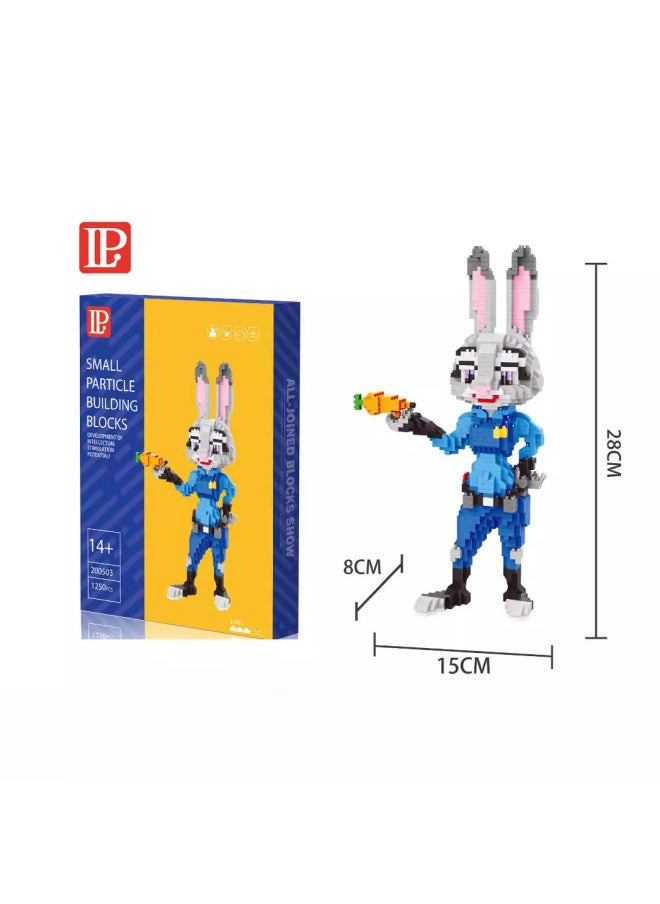 LP Toy Building Blocks Cartoon Animation Model Creative Toys Assembled DIY Toys 200503~200561 Wholesale-Color:LP-210659 Qiqi Aerospace