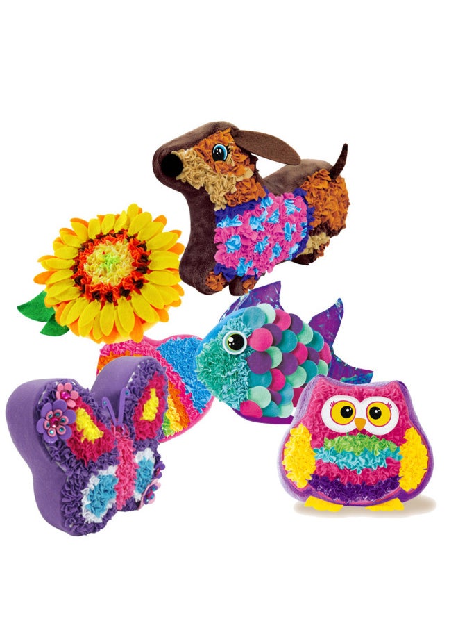 Stamp Music [novelty Gift] Diy Puzzle Strength Creative Handmade Pillow Material Bag-Color:Penguin