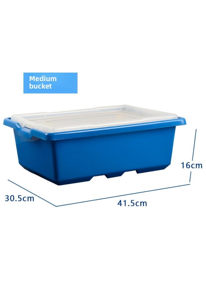 Compatible With Lego Baihua 45002 Large Particle Gear Mechanical 9656 Pipeline Building Block 9076 Basic Teaching Aids 9090-Color:Medium Storage Barrel