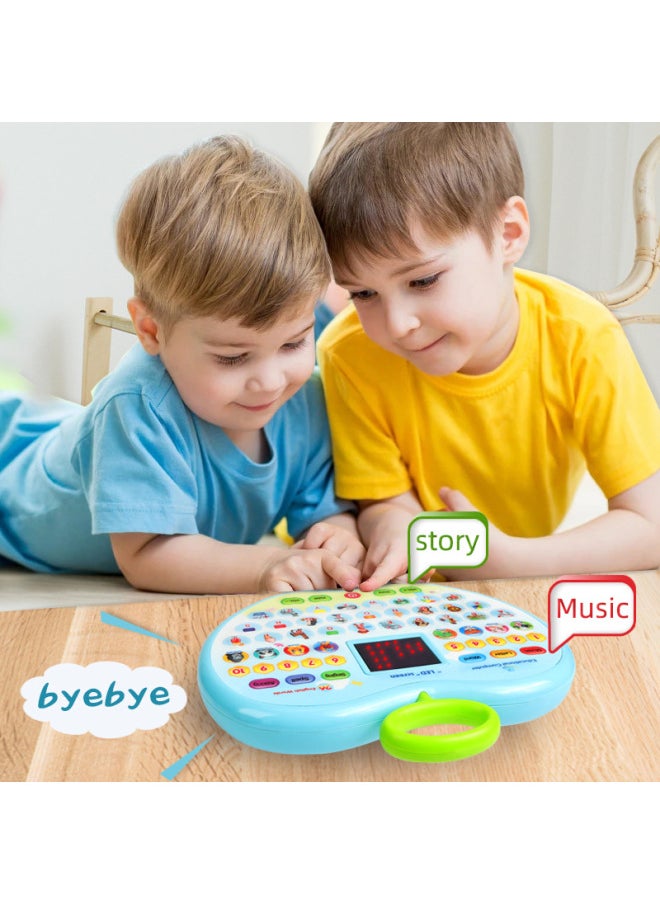 Children's Educational Learning For Apple Tablet Story Machine Big Content Story Learning Machine Educational Early Education Toys-Color:Cartoon Learning Machine (Rose Pink)