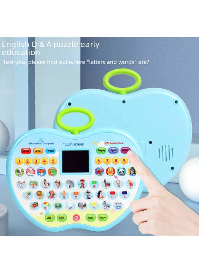 Children's Educational Learning For Apple Tablet Story Machine Big Content Story Learning Machine Educational Early Education Toys-Color:Cartoon Learning Machine (Rose Pink)