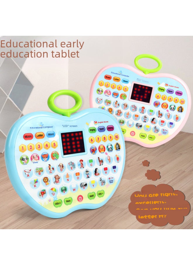 Children's Educational Learning For Apple Tablet Story Machine Big Content Story Learning Machine Educational Early Education Toys-Color:Cartoon Learning Machine (Rose Pink)