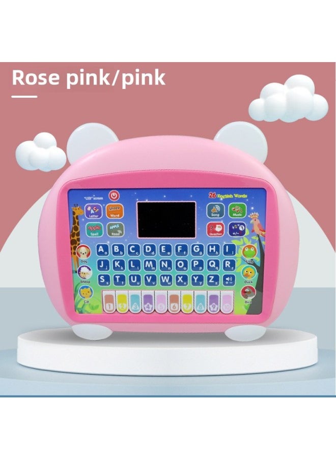 Children's Educational Learning For Apple Tablet Story Machine Big Content Story Learning Machine Educational Early Education Toys-Color:Cartoon Learning Machine (Rose Pink)