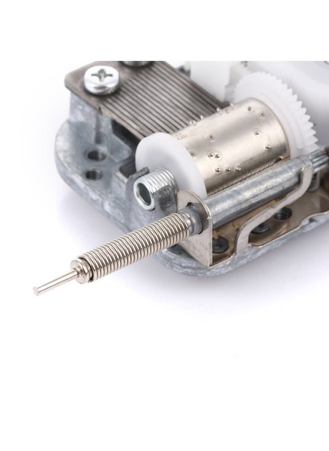 Saiiyang Music Box Color Box Movement 18NS03 With Spring Shaft Rotation Function Music Box Mechanical Movement-Color:Custom Other Songs Written In Notes