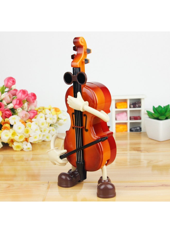 Mixed Batch Children's Toys Manufacturers Creative Gifts Swing Cello Music Box Fun Gift Music Box-Color:YL2016