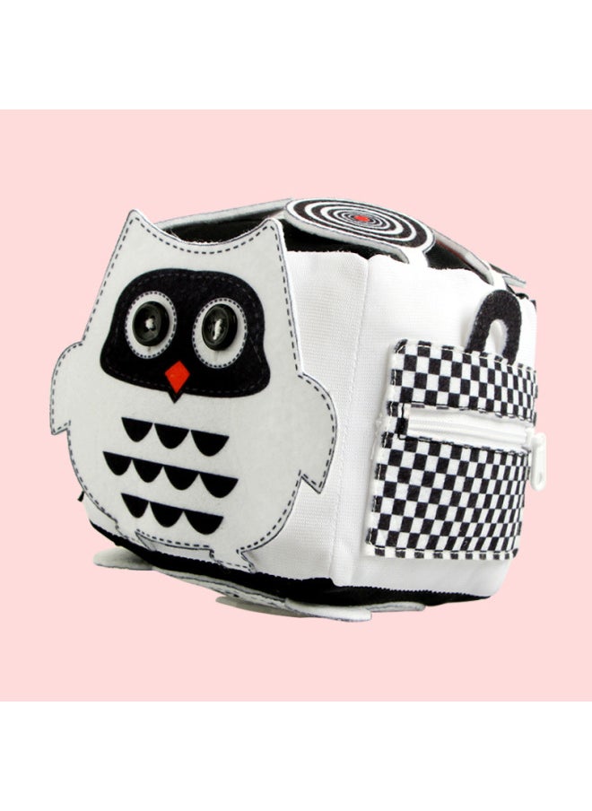 Daily Life Simulation Plush Fabric Building Blocks Baby Zipper Shoelaces Cognitive Toys Square Ball-Color:N002A Cube Dressing Toy