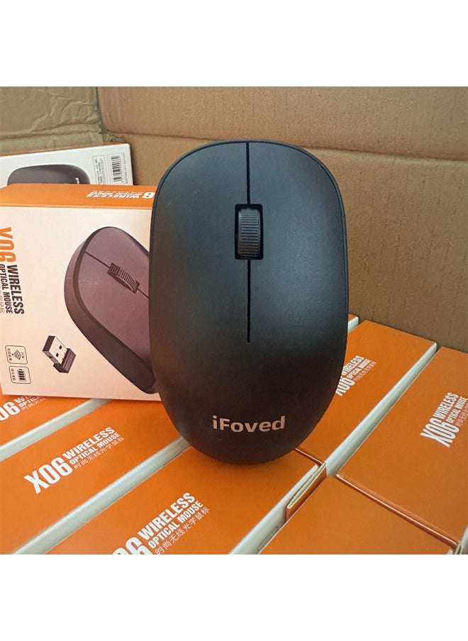 X06 Wireless Mouse Desktop Notebook Universal Wireless Mouse E-sports Game Home Office Mouse-Specifications:Ifoved X06: Wireless Mouse