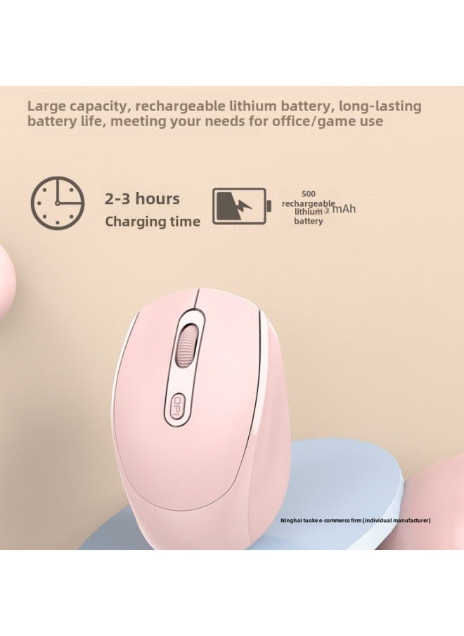 For Lenovo's Wireless Bluetooth Mouse Charging Mute Office Silent Pro14 Notebook Tablet Air-Specifications:Cool Black-2.4g Wireless (charging Model)-official Standard