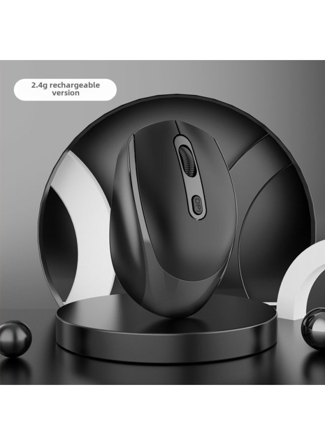 For Lenovo's Wireless Bluetooth Mouse Charging Mute Office Silent Pro14 Notebook Tablet Air-Specifications:Cool Black-2.4g Wireless (charging Model)-official Standard