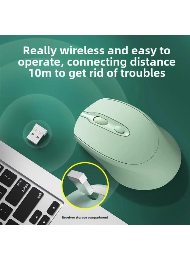 For Dell Wireless Bluetooth Mouse Quiet Rechargeable Battery Tablet PC Female Universal Game Rechargeable Office-Specifications:[bluetooth + Wireless] Rechargeable Model/cool Black