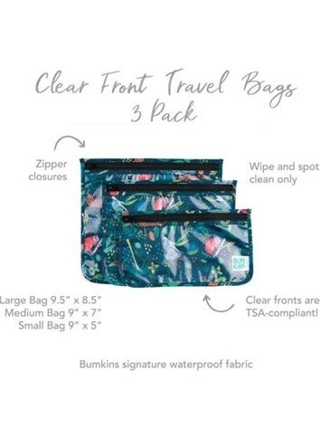 Transparent Travel Bag - Jungle