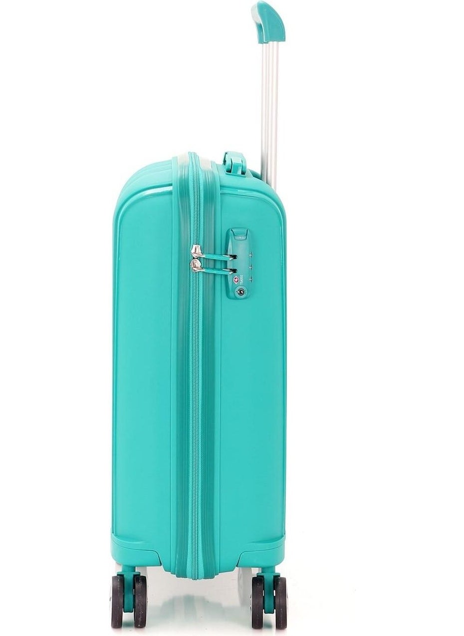 Cabin Size Four Wheeled Polypropylene Unbreakable Suitcase
