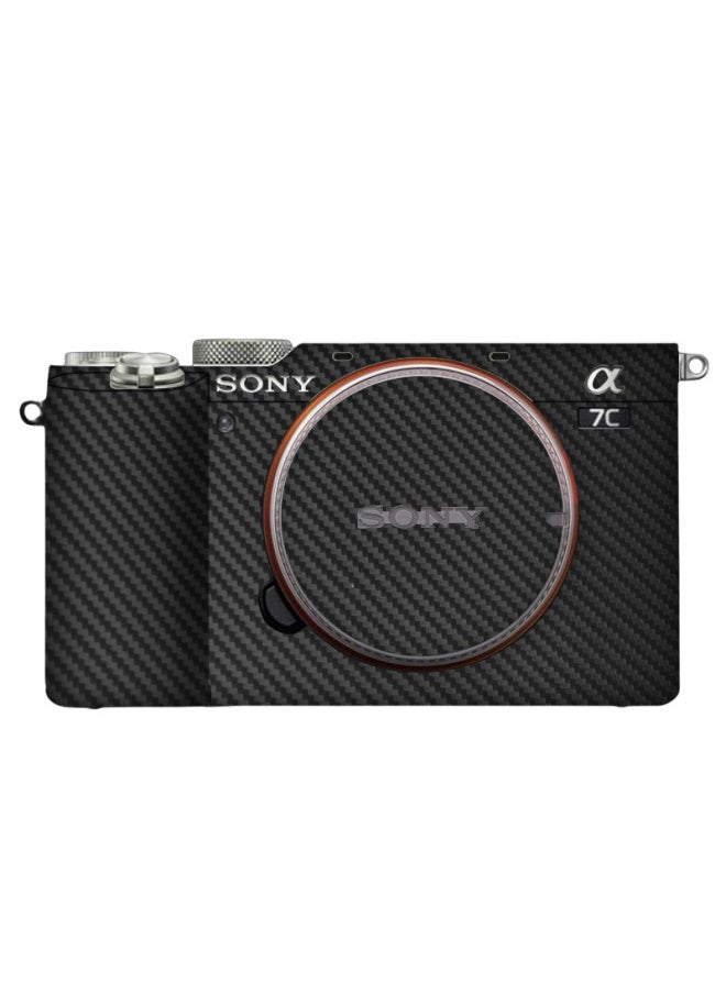 Walking Donkey Suitable For Sony A7C Camera Sticker SLR Protective Film Body Color Change Film No Mark Protection Sticker-Color:Bear Color