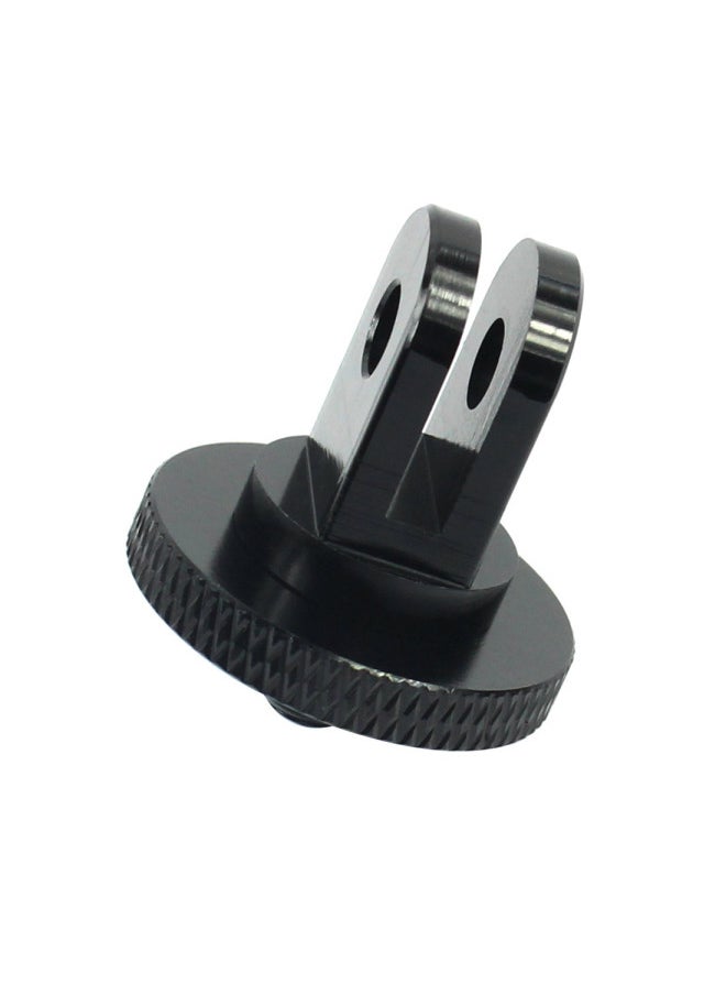 Mini Metal Adapter Gopro11/10 Accessories Tripod Adapter Seat Ant Transfer Head Sports Camera Digital Computer/sport Camera-Color:Black