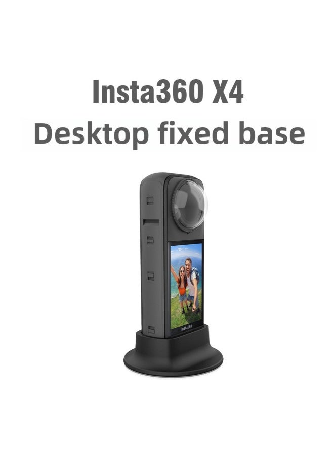 Insta360 X4 Desktop Fixed Base Lens Protective Cover Silicone Cover Soft Rubber Cover Camera Accessories-Color:360X4 Silicone Cover Lens Protection Cover
