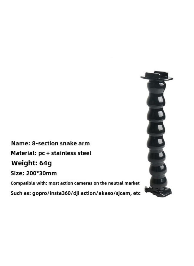 Aixia Ou Applicable To Yingshi Dajiang Gopro Hercules 19/13/9/5 Section Snake Arm Camera Hercules-Color:9-section Snake Arm (nut + 1/4 Screws)