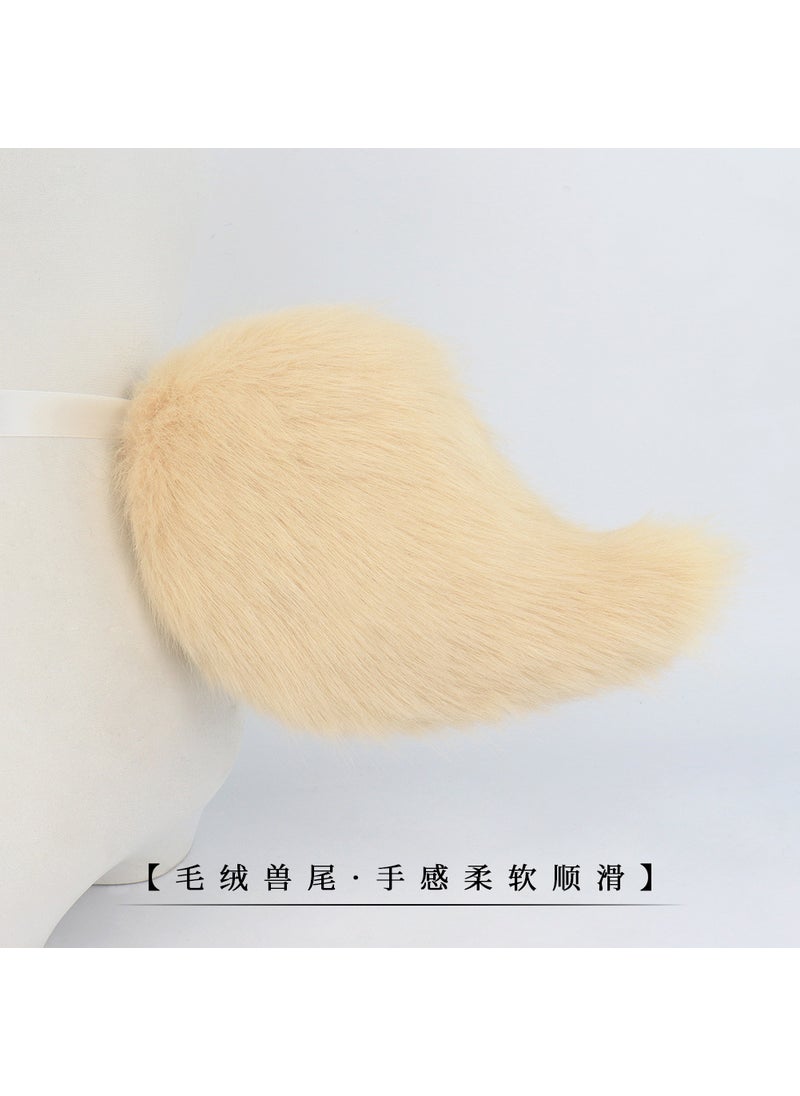 Fluffy Cosplay Bunny Ears Tail Set Suit