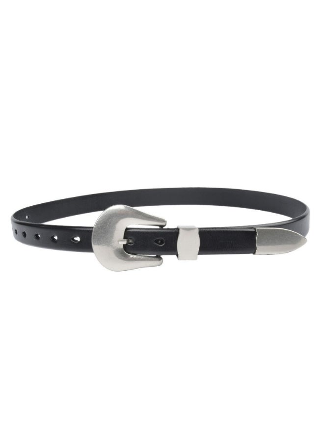 Womens Genuine Leather Belt Retro Fashion Luxury Tea