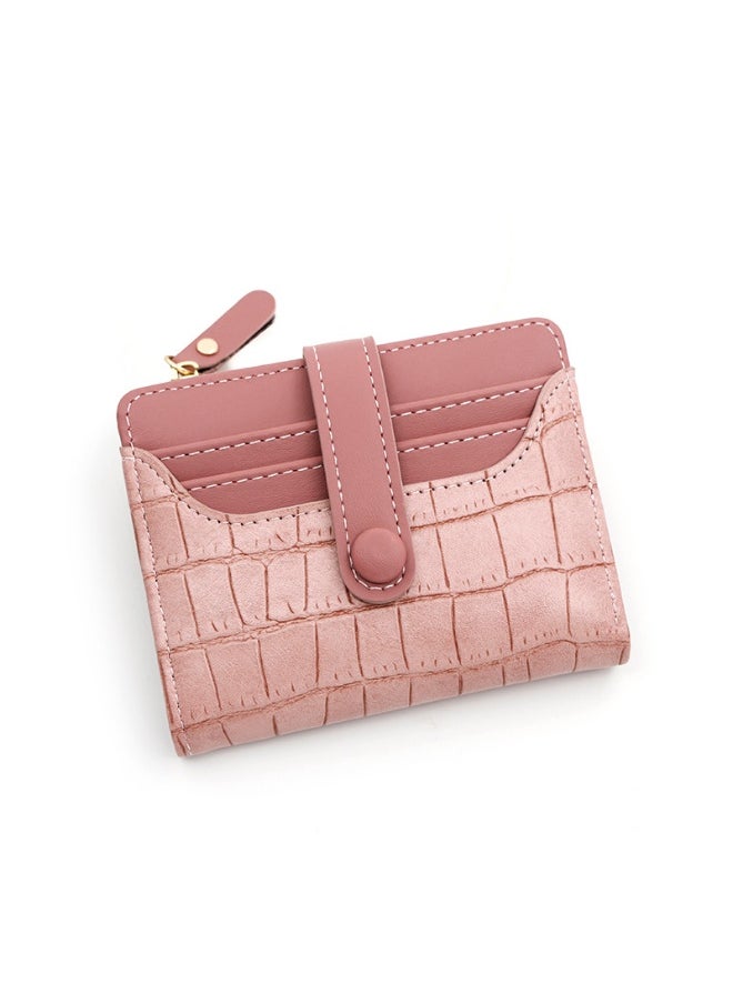 Women's Purse Fashion Simple Small Fresh Women's Short Purse Multi-card Coin Purse Clutch Bag