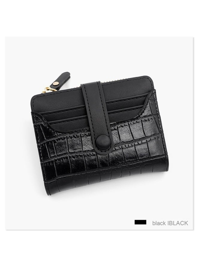 Women's Purse Fashion Simple Small Fresh Women's Short Purse Multi-card Coin Purse Clutch Bag